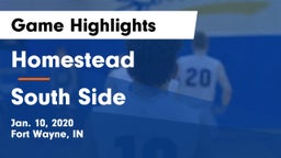 Homestead  vs South Side  Game Highlights - Jan. 10, 2020
