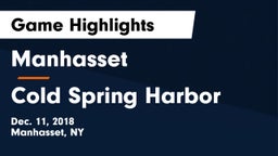 Manhasset  vs Cold Spring Harbor  Game Highlights - Dec. 11, 2018