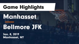 Manhasset  vs Bellmore JFK Game Highlights - Jan. 8, 2019