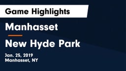 Manhasset  vs New Hyde Park Game Highlights - Jan. 25, 2019