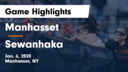 Manhasset  vs Sewanhaka  Game Highlights - Jan. 6, 2020