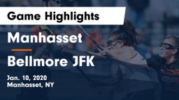 Manhasset  vs Bellmore JFK Game Highlights - Jan. 10, 2020