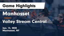 Manhasset  vs Valley Stream Central Game Highlights - Jan. 13, 2020