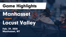 Manhasset  vs Locust Valley  Game Highlights - Feb. 29, 2020