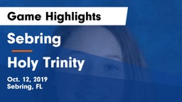 Sebring  vs Holy Trinity Game Highlights - Oct. 12, 2019