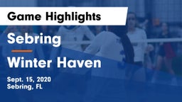 Sebring  vs Winter Haven  Game Highlights - Sept. 15, 2020