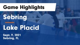 Sebring  vs Lake Placid  Game Highlights - Sept. 9, 2021