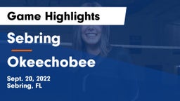 Sebring  vs Okeechobee  Game Highlights - Sept. 20, 2022