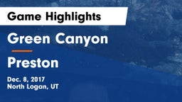 Green Canyon  vs Preston  Game Highlights - Dec. 8, 2017