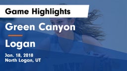 Green Canyon  vs Logan  Game Highlights - Jan. 18, 2018