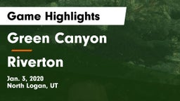 Green Canyon  vs Riverton  Game Highlights - Jan. 3, 2020