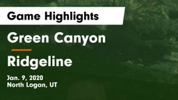 Green Canyon  vs Ridgeline  Game Highlights - Jan. 9, 2020