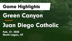 Green Canyon  vs Juan Diego Catholic  Game Highlights - Feb. 27, 2020