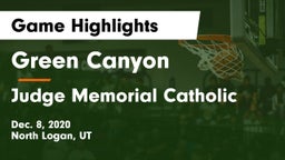 Green Canyon  vs Judge Memorial Catholic  Game Highlights - Dec. 8, 2020