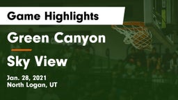 Green Canyon  vs Sky View  Game Highlights - Jan. 28, 2021