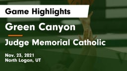 Green Canyon  vs Judge Memorial Catholic  Game Highlights - Nov. 23, 2021