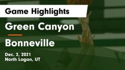 Green Canyon  vs Bonneville  Game Highlights - Dec. 2, 2021
