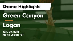 Green Canyon  vs Logan  Game Highlights - Jan. 20, 2023