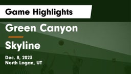 Green Canyon  vs Skyline  Game Highlights - Dec. 8, 2023