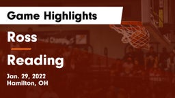 Ross  vs Reading  Game Highlights - Jan. 29, 2022