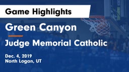 Green Canyon  vs Judge Memorial Catholic  Game Highlights - Dec. 4, 2019
