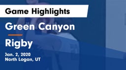 Green Canyon  vs Rigby  Game Highlights - Jan. 2, 2020