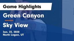Green Canyon  vs Sky View  Game Highlights - Jan. 22, 2020