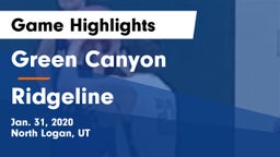 Green Canyon  vs Ridgeline  Game Highlights - Jan. 31, 2020