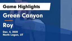 Green Canyon  vs Roy  Game Highlights - Dec. 4, 2020