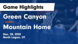 Green Canyon  vs Mountain Home  Game Highlights - Dec. 28, 2020