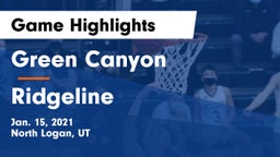 Green Canyon  vs Ridgeline  Game Highlights - Jan. 15, 2021