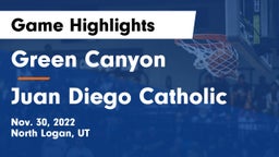 Green Canyon  vs Juan Diego Catholic  Game Highlights - Nov. 30, 2022