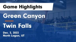 Green Canyon  vs Twin Falls  Game Highlights - Dec. 2, 2022