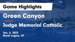 Green Canyon  vs Judge Memorial Catholic  Game Highlights - Jan. 6, 2023