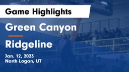Green Canyon  vs Ridgeline  Game Highlights - Jan. 12, 2023