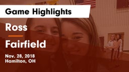 Ross  vs Fairfield  Game Highlights - Nov. 28, 2018