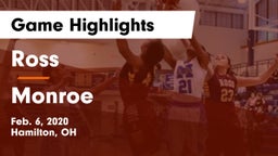 Ross  vs Monroe  Game Highlights - Feb. 6, 2020