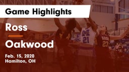 Ross  vs Oakwood  Game Highlights - Feb. 15, 2020