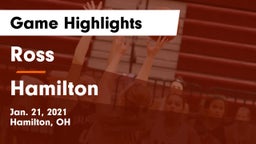Ross  vs Hamilton  Game Highlights - Jan. 21, 2021