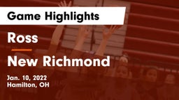 Ross  vs New Richmond  Game Highlights - Jan. 10, 2022