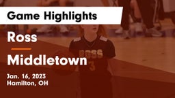 Ross  vs Middletown  Game Highlights - Jan. 16, 2023