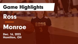 Ross  vs Monroe  Game Highlights - Dec. 16, 2023