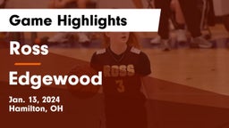 Ross  vs Edgewood  Game Highlights - Jan. 13, 2024