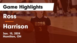 Ross  vs Harrison  Game Highlights - Jan. 15, 2024
