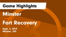 Minster  vs Fort Recovery  Game Highlights - Sept. 5, 2019