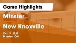 Minster  vs New Knoxville  Game Highlights - Oct. 3, 2019