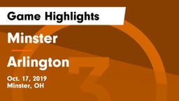 Minster  vs Arlington  Game Highlights - Oct. 17, 2019