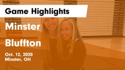 Minster  vs Bluffton  Game Highlights - Oct. 12, 2020