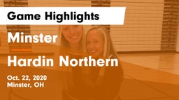 Minster  vs Hardin Northern  Game Highlights - Oct. 22, 2020