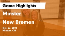 Minster  vs New Bremen  Game Highlights - Oct. 26, 2021